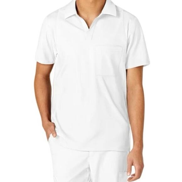 Wonder wink W123 Men's Collar Scrub Top - Picture 1 of 4